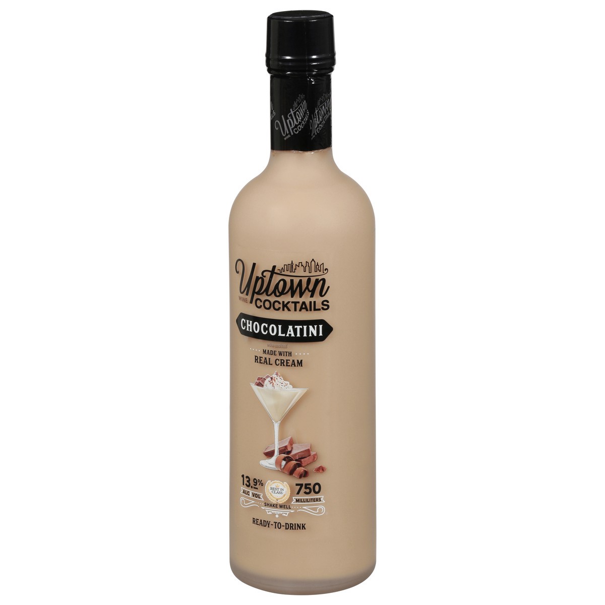 slide 4 of 9, Uptown Wine Cocktails Uptown Chocoatini Wine Bottle, 750 ml