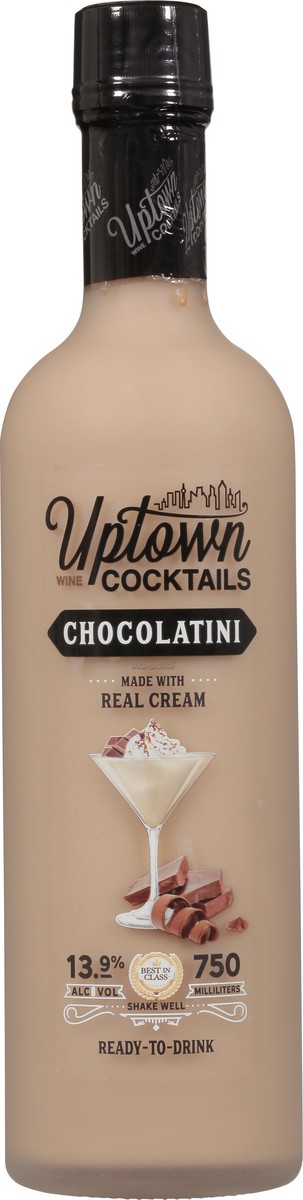 slide 8 of 9, Uptown Wine Cocktails Uptown Chocoatini Wine Bottle, 750 ml