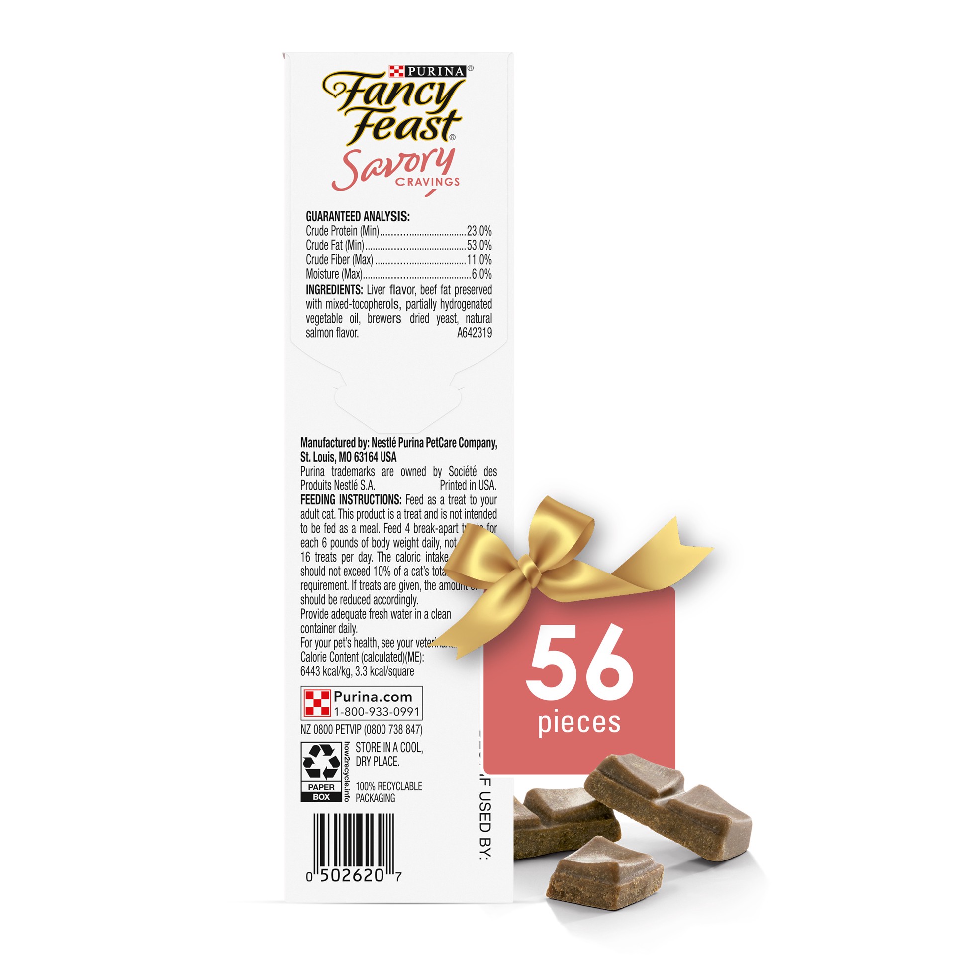 slide 8 of 9, Fancy Feast Savory Cravings Salmon Cat Treats, 1 oz