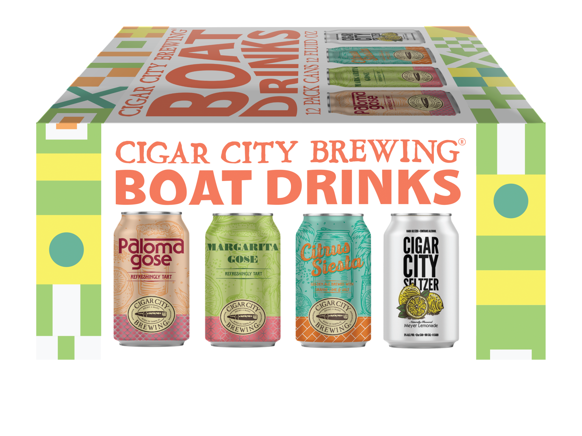 slide 2 of 2, Cigar City Brewing Cigar City Boat Drinks Variety 12 Pk Can, 12 oz