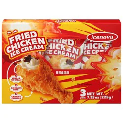 Icenova Ice Cream Fried Chicken - 3 pc, 7.95 oz