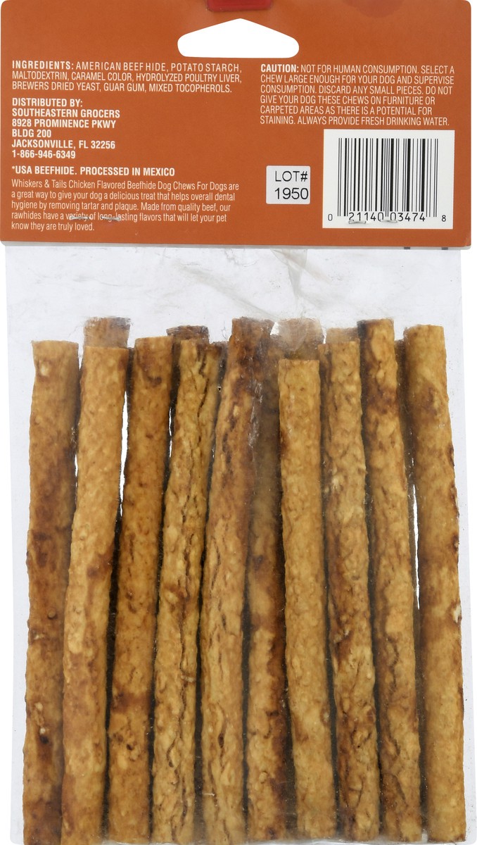 slide 8 of 10, Whiskers & Tails 18 Pack Beefhide Mini Rolls Chicken Flavor Dog Chews 18.0 ea, 18.0 ea