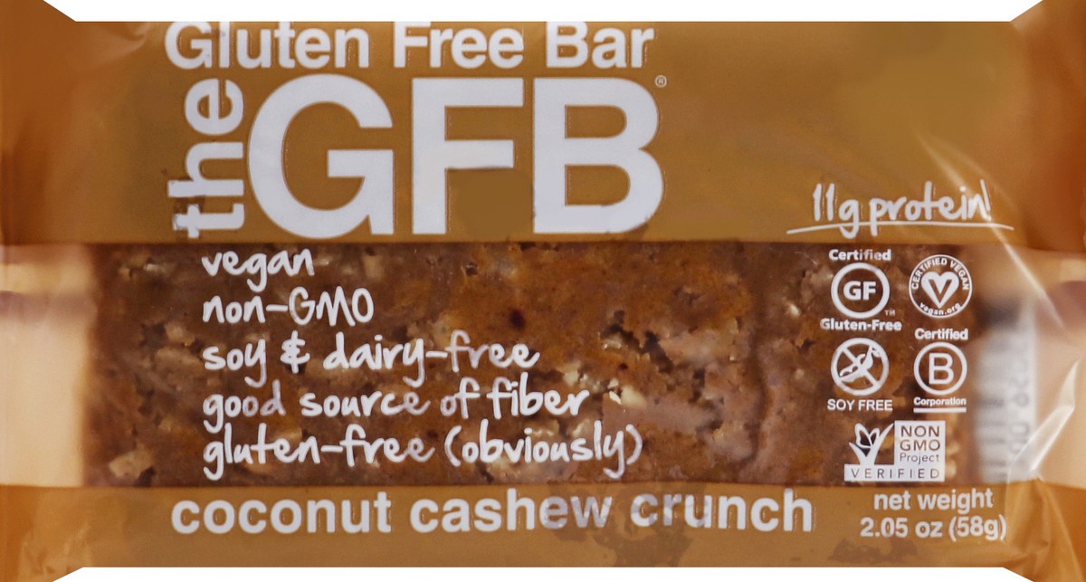 slide 5 of 5, The GFB Coconut Cashew Bar, 2.05 oz