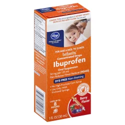 Kroger Infants Berry Flavor Liquid Ibuprofen