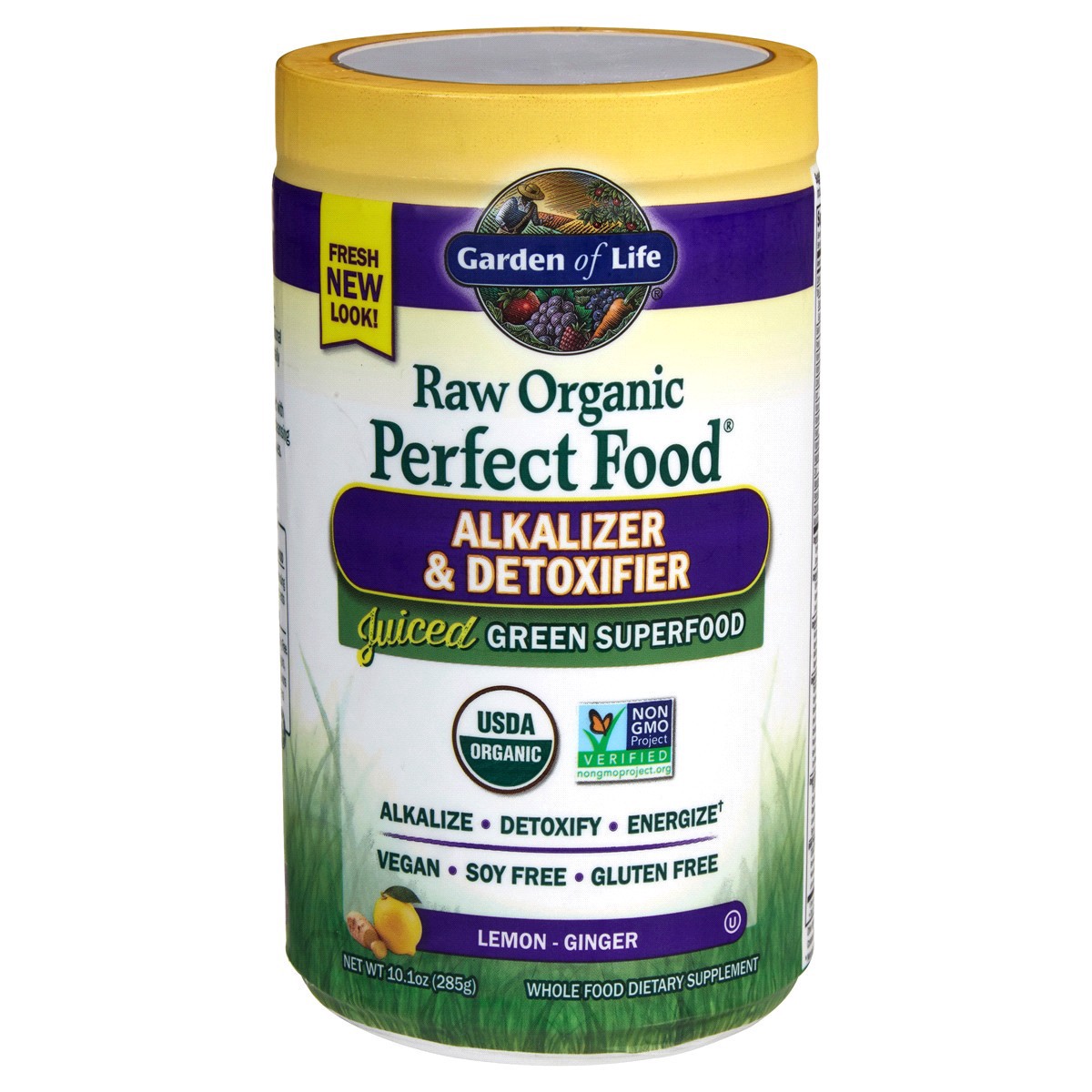 slide 1 of 5, Garden of Life Raw Organic Perfect Food Alkalizer & Detoxifier, 10 oz