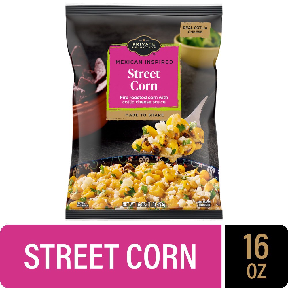slide 1 of 4, Private Selection® Mexican Inspired Street Corn, 16 oz