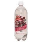 slide 1 of 1, ShopRite Clear Delight Black Cherry Sparkling Beverage, 33.8 fl oz