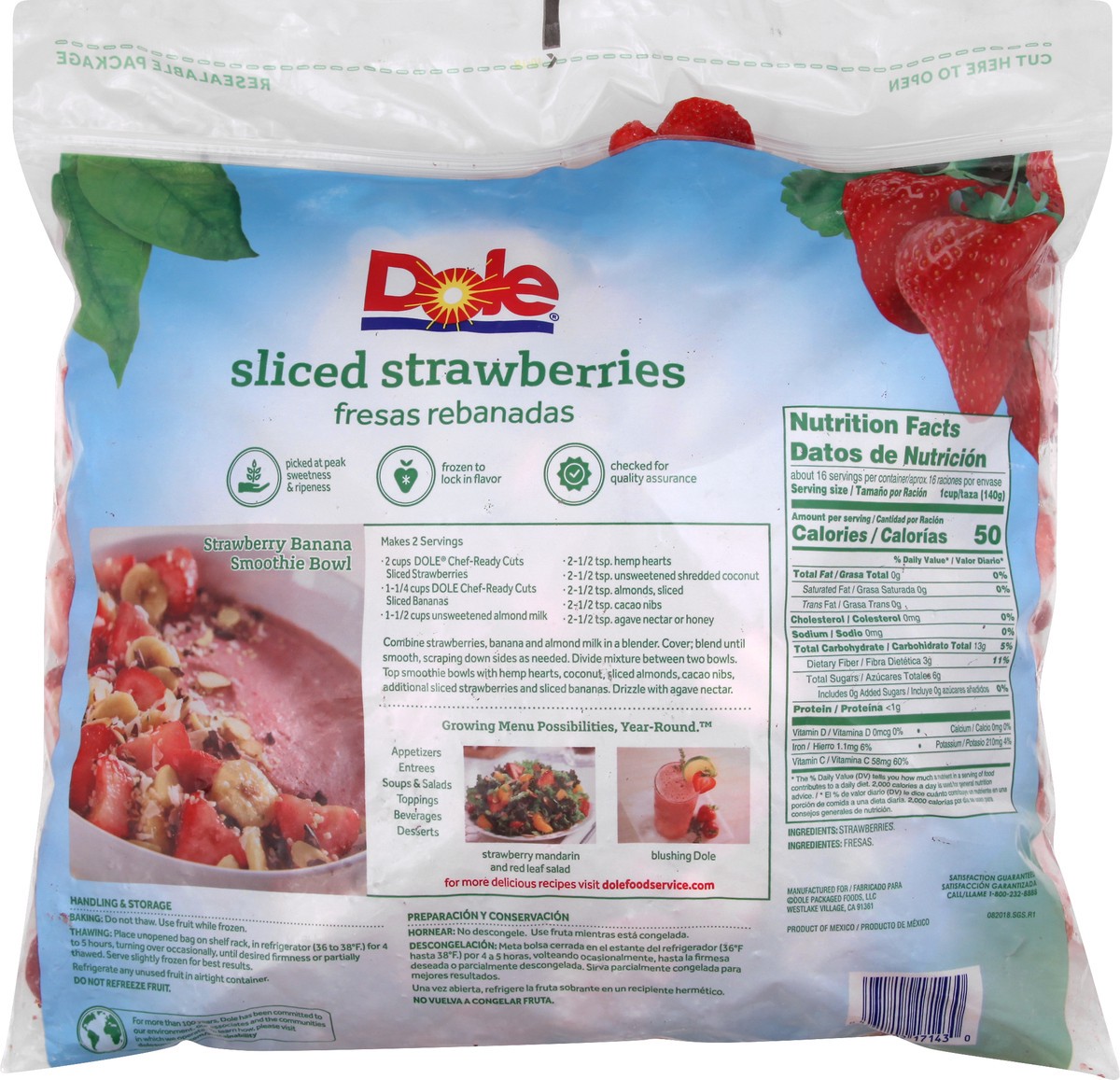 slide 6 of 9, Dole Strawberries 5 lb, 5 lb