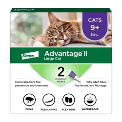 Elanco Advantage II Large Cat Flea and Tick Collar 1 ea