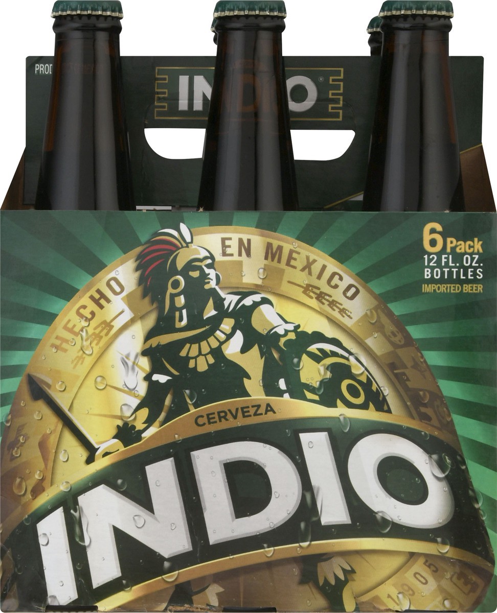 slide 8 of 9, Indio 6 Pack Beer 6 ea, 12 oz