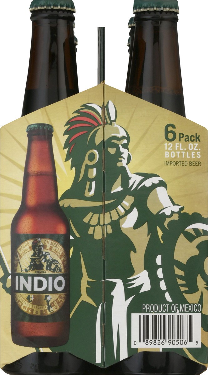 slide 5 of 9, Indio 6 Pack Beer 6 ea, 12 oz