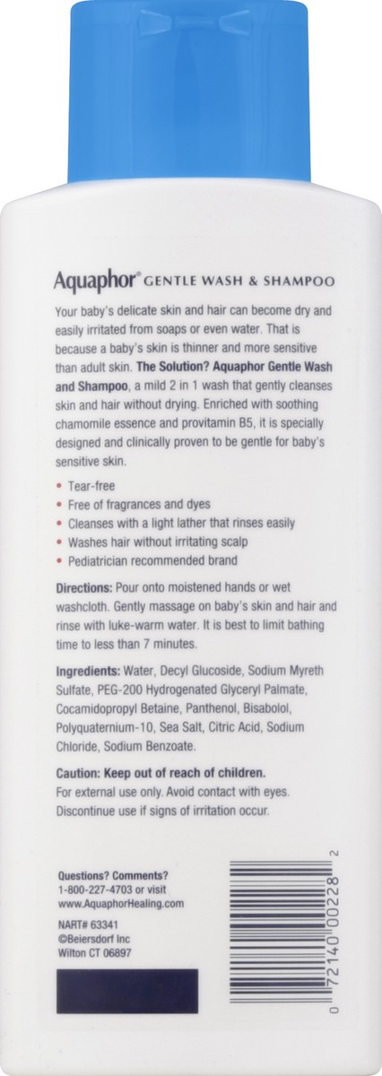 slide 6 of 6, Aquaphor Cleansing Baby Wash & Shampoo, 8.4 fl oz