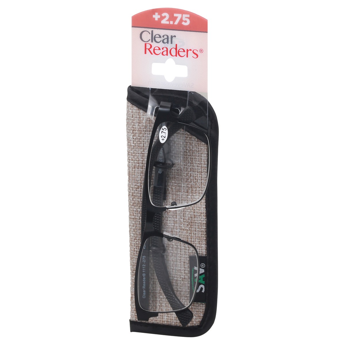 slide 2 of 9, Clear Readers +2.75 Eyeglasses 1 ea Card, 1 ct