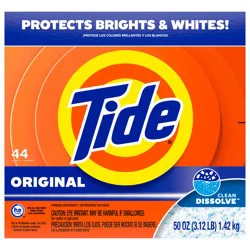 Tide Powder Laundry Detergent, Original Scent, 44 Loads, 50 oz