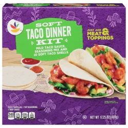 Giant Soft Taco Dinner Kit - 10 ct