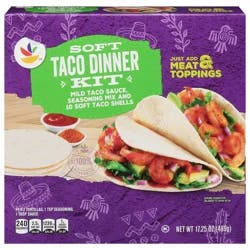 Giant Soft Taco Dinner Kit - 10 ct
