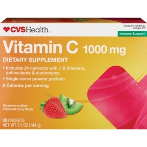 slide 1 of 1, CVS Health Immune Support And Vitamin C Fizzy Drink Packets, 30 ct