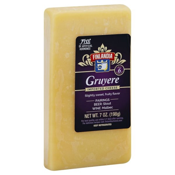 slide 1 of 5, Finlandia Gruyere Chunk Snack, 7 oz