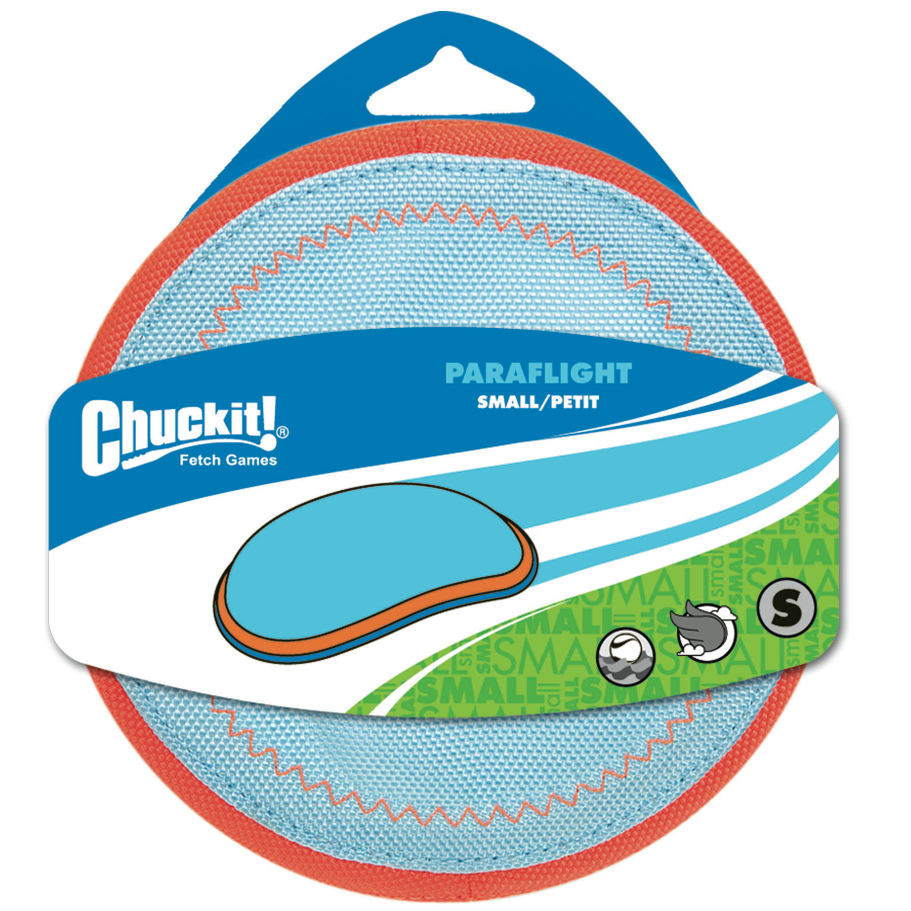 slide 6 of 8, Chuckit!! Paraflight Flyer Dog Toy, small