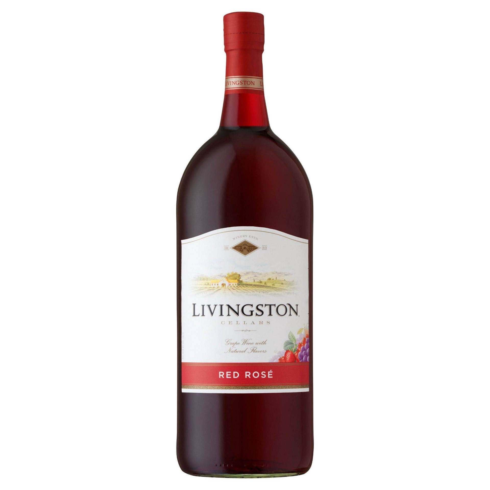 slide 1 of 1, Livingston Cellars Red Rose Wine, 1.5 liter