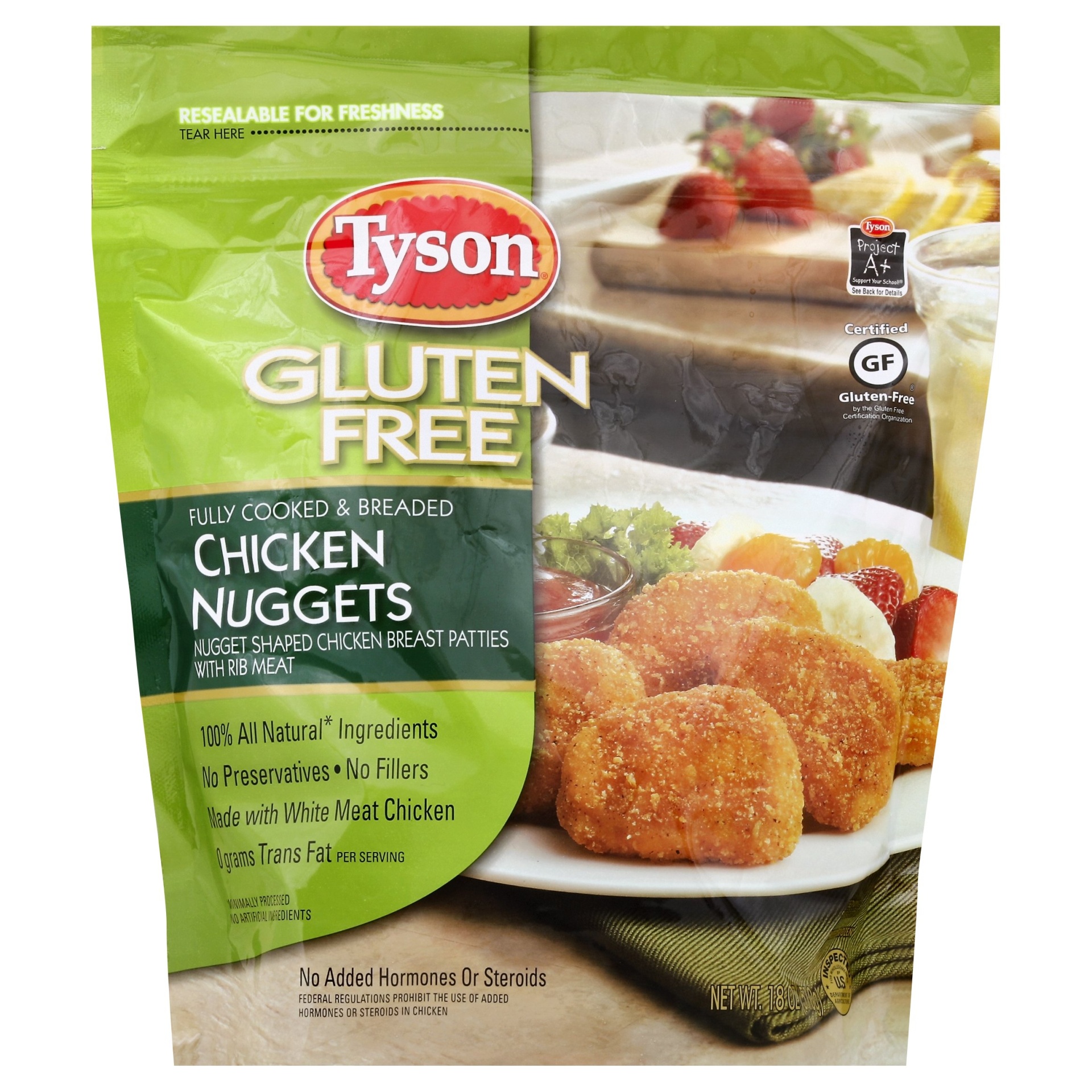 slide 1 of 3, Tyson Chicken Nuggets 18 oz, 18 oz