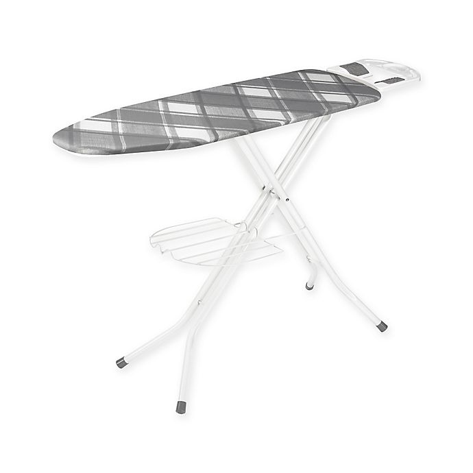 slide 1 of 4, Polder Deluxe Ironing Station with Iron Rest, 48 in x 15 in