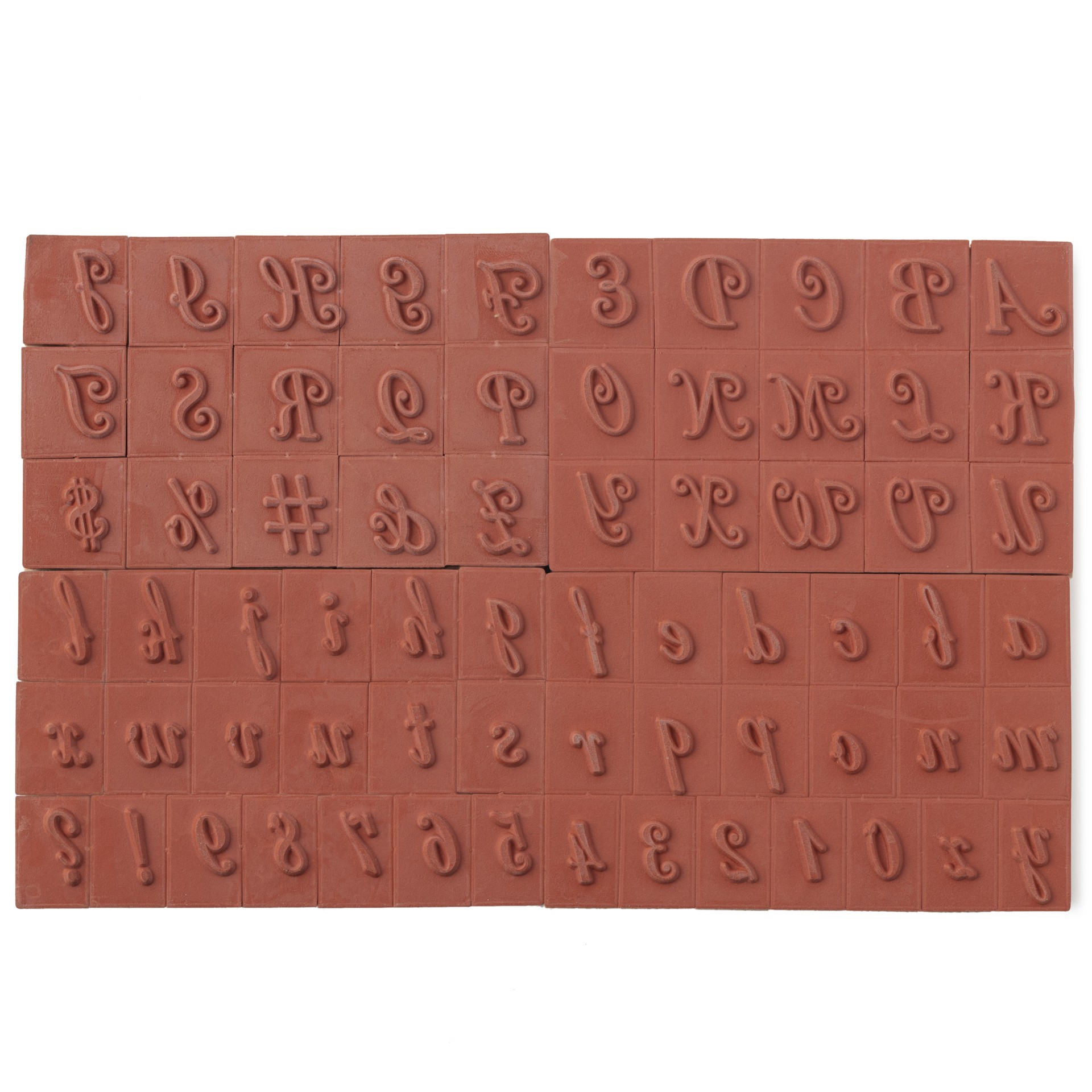slide 2 of 4, Script Alphabet & Numbers Wood Stamp Set By Recollections, 0.96 in x 0.6 in x 1 in