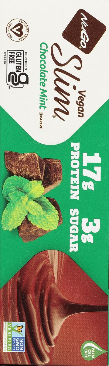 slide 7 of 9, NuGo Slim Vegan Chocolate Mint Protein Bar 12 - 1.59 oz Bars, 12 ct
