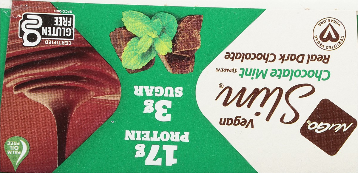 slide 9 of 9, NuGo Slim Vegan Chocolate Mint Protein Bar 12 - 1.59 oz Bars, 12 ct