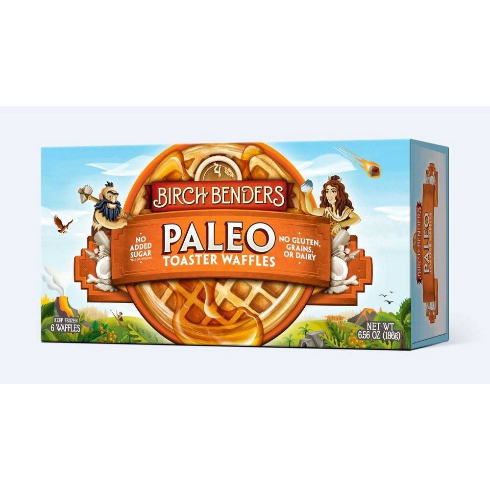 slide 3 of 3, Birch Benders Paleo Waffle 6Ct, 6.56 oz