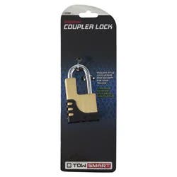 Towsmart Adjustable Brass Coupler Lock