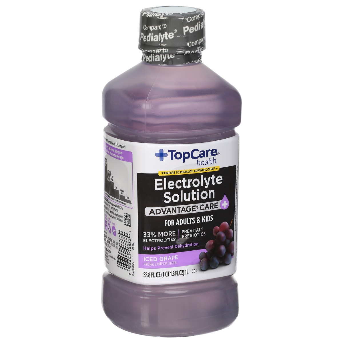 slide 7 of 9, Topcare Electrolyte Adult Iced Grape, 1 liter