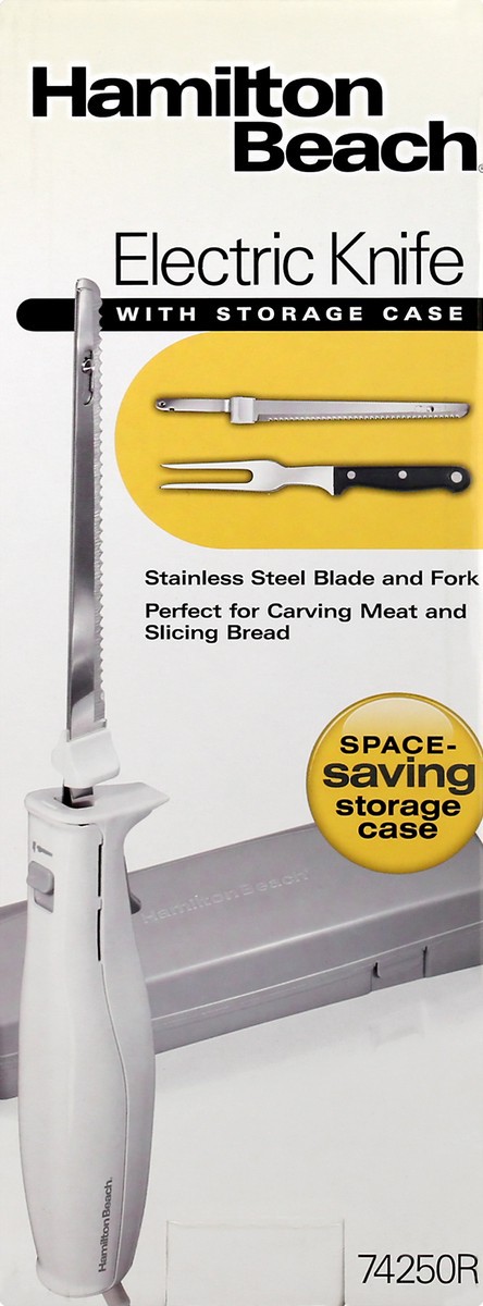 slide 2 of 11, Hamilton Beach with Storage Case Stainless Steel Electric Knife 1 ea, 1 ea