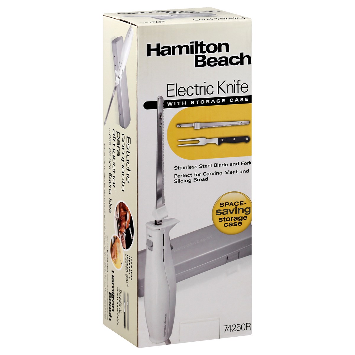 slide 4 of 11, Hamilton Beach with Storage Case Stainless Steel Electric Knife 1 ea, 1 ea
