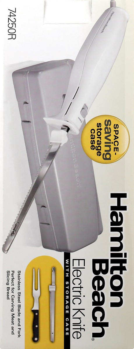 slide 6 of 11, Hamilton Beach with Storage Case Stainless Steel Electric Knife 1 ea, 1 ea