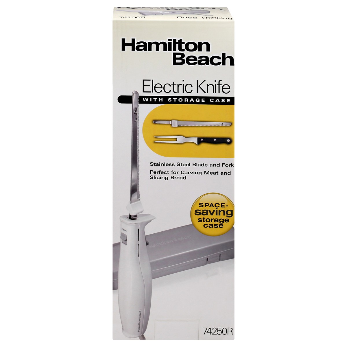 slide 1 of 11, Hamilton Beach with Storage Case Stainless Steel Electric Knife 1 ea, 1 ea