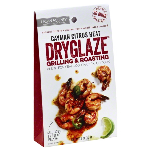 slide 1 of 1, Urban Accents DryGlaze Cayman Citrus Heat Grilling & Roasting, 