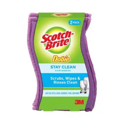 Scotch-Brite Stay Clean Scrubbing Pads 2 Each
