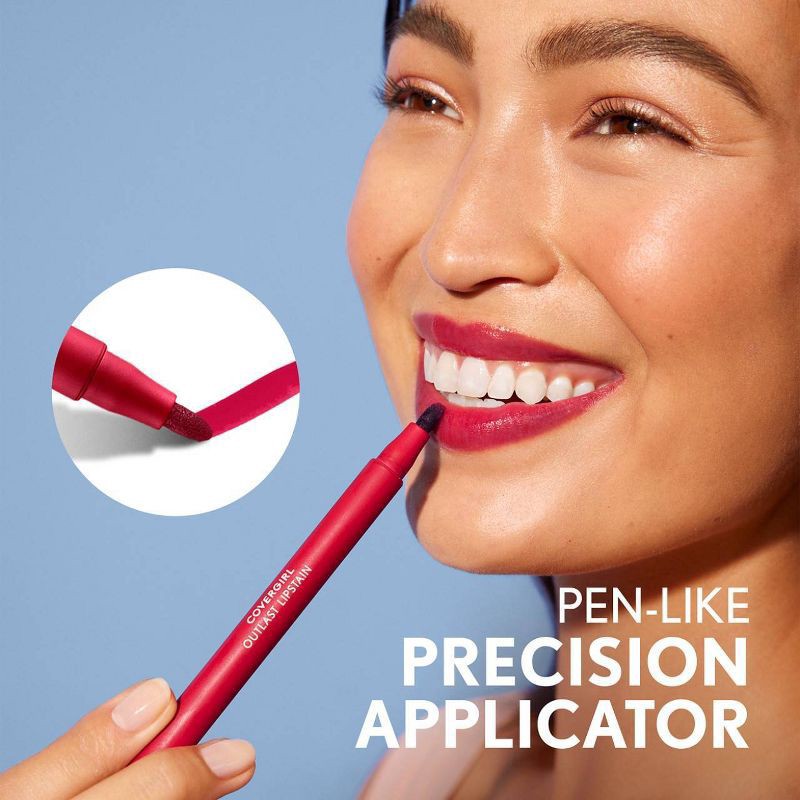slide 5 of 9, Covergirl Outlast Lipstain - Admire, 1 ct