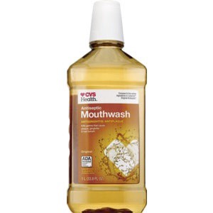 slide 1 of 1, CVS Health Antiseptic Antigingivitus/Antiplaque Mouthwash, Original, 33.8 fl oz; 1 liter