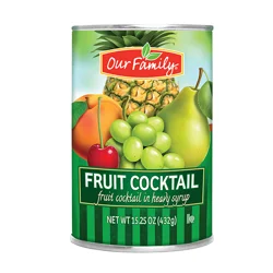Our Family Fruit Cocktail In Heavy Syrup - 15.25 oz