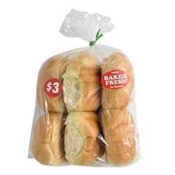 Weis in Store Baked Plain, Poppy Seeded or Sesame Seeded Kaiser Rolls