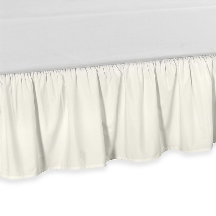 slide 1 of 1, Smoothweave Ruffled Daybed Bed Skirt - Ivory, 1 ct