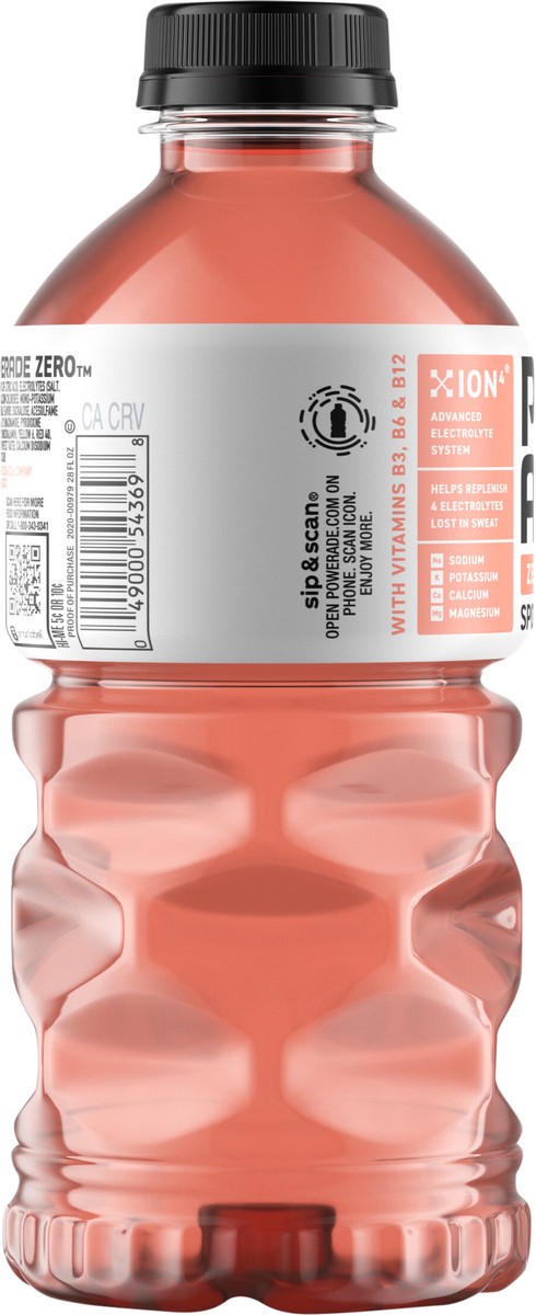 slide 8 of 10, Powerade Zero Sugar Citrus Peach Bottle- 28 fl oz, 28 fl oz