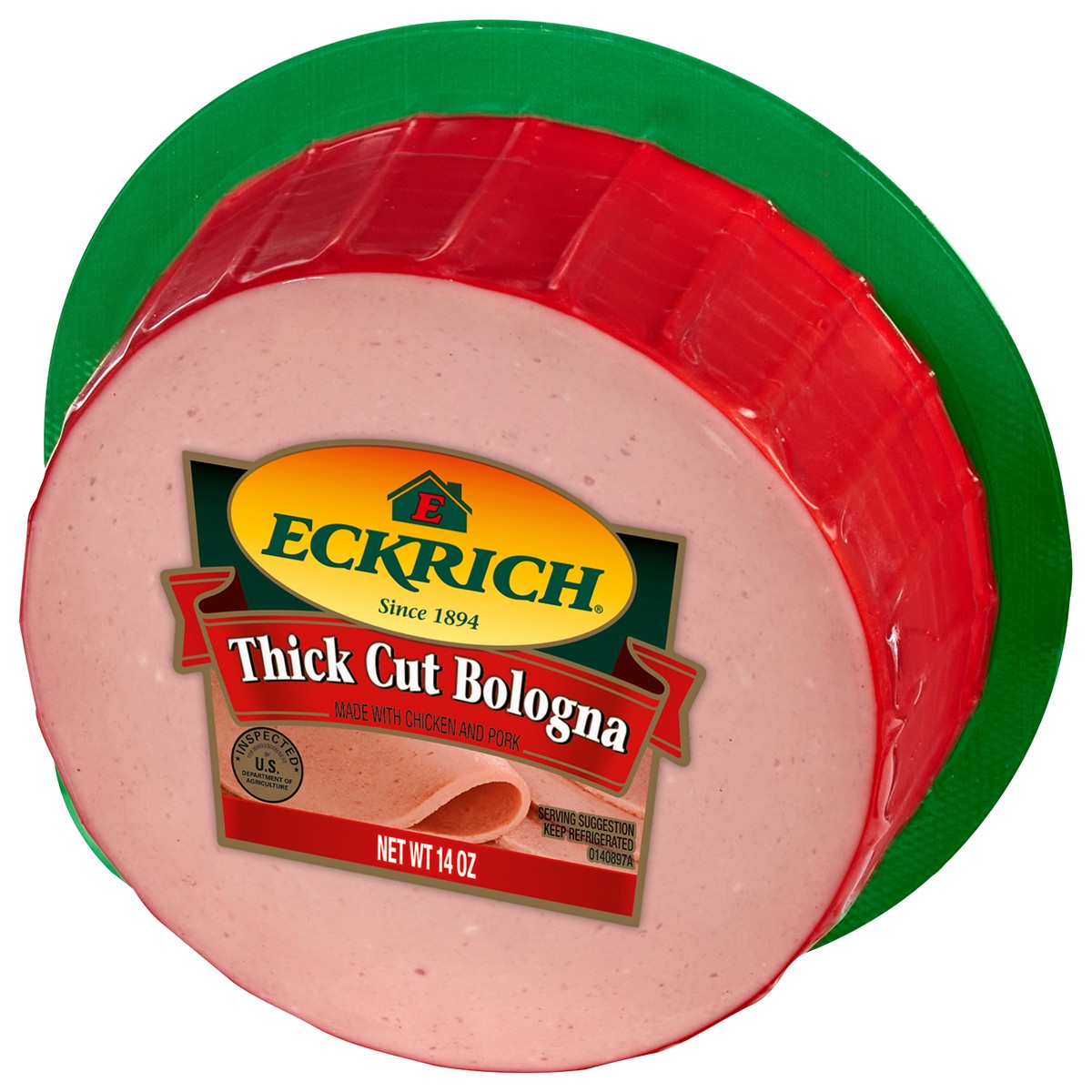 slide 13 of 13, Eckrich Thick Sliced Bologna Lunchmeat, 14 oz, 14 oz