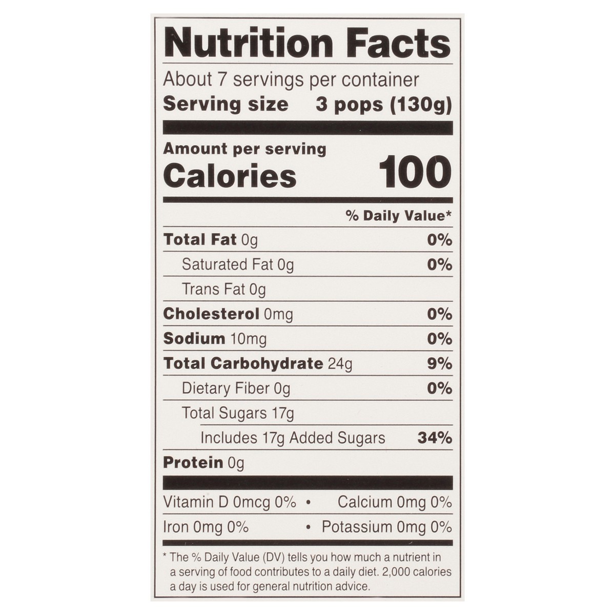 slide 5 of 18, Crav'n Flavor Red, White & Blue Pops Blue Raspberry/White Lime/Red Cherry Frozen Confection 20 ea, 33 oz