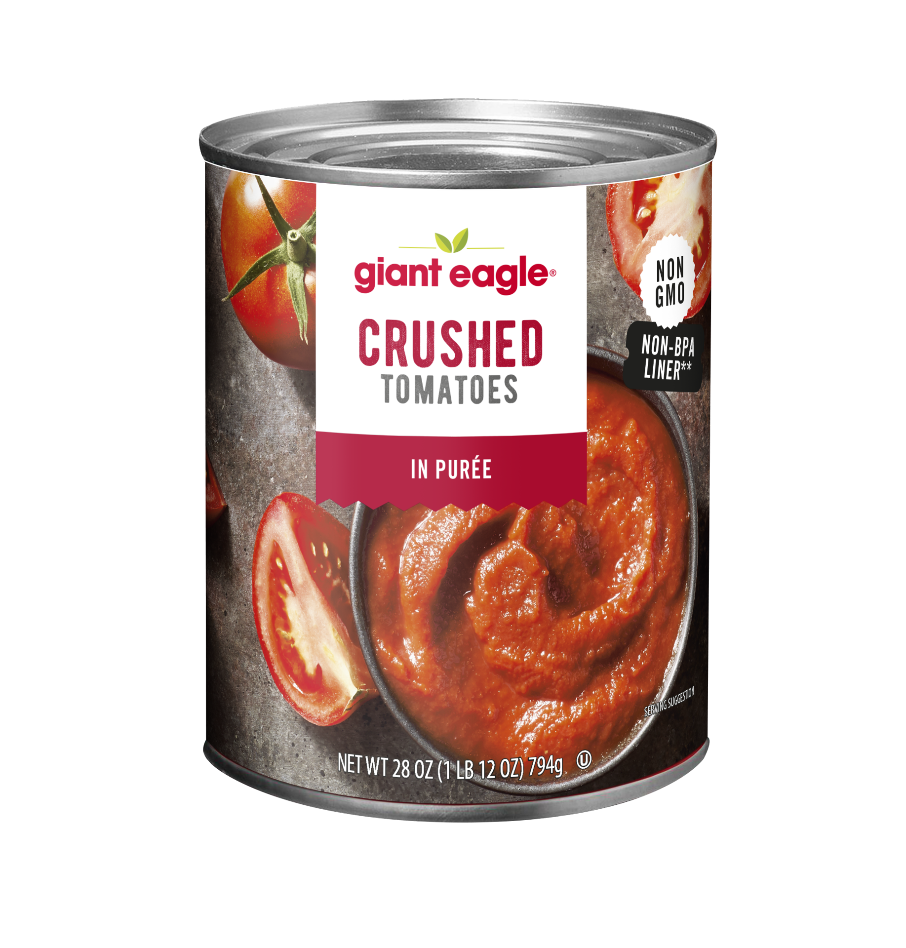 slide 1 of 1, Giant Eagle Crushed Tomatoes, 28 oz