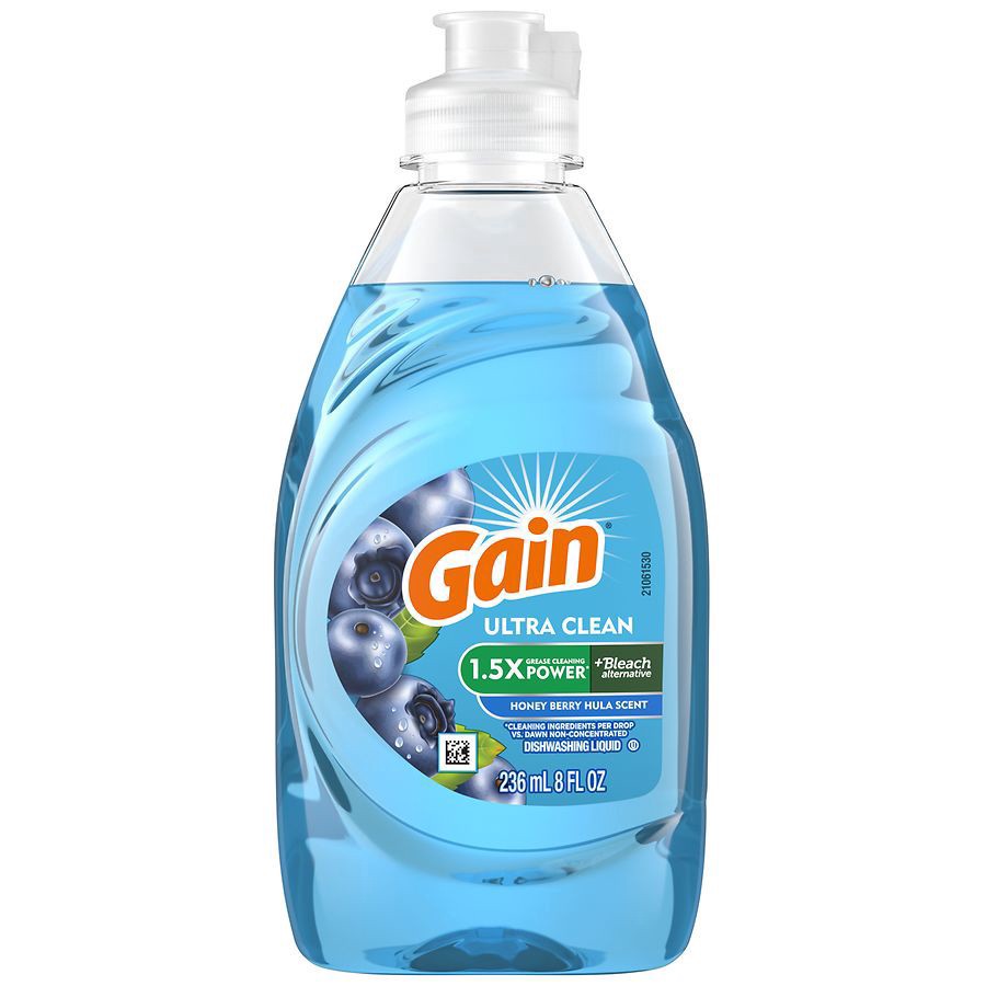 slide 4 of 5, Gain Honey Berry Hula Scent Dishwashing Liquid 8 fl oz, 8 fl oz