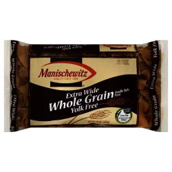 Manischewitz Extra Wide Whole Grain Noodles - 12 Oz