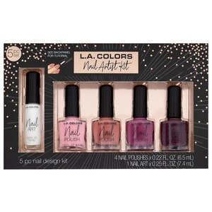 slide 1 of 1, L.A. Colors Nail Artist Kit Polish 5 Piece Gift Set, 5 ct